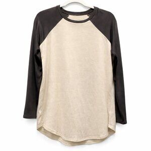 American Eagle Super Soft Baseball Tee Raglan Long Sleeve Small S